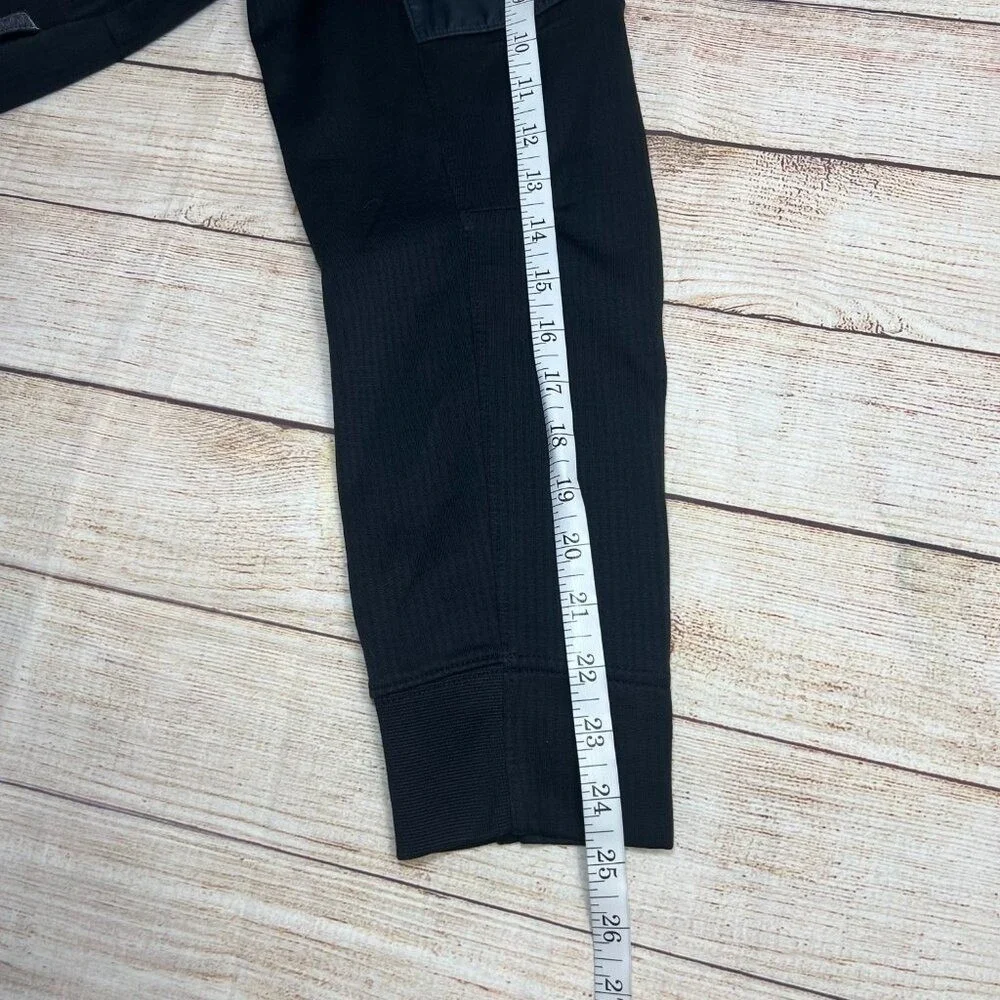 Jordan Full‎ Zip Hoodie Mens Large Black Elephant Print Hybrid Jacket Flawed